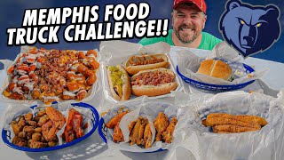 Memphis Grizzly Food Challenge w/ Chicken Wings and Loaded Fries!!