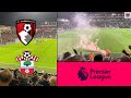 South coast atmosphere bournemouth v southampton vlog