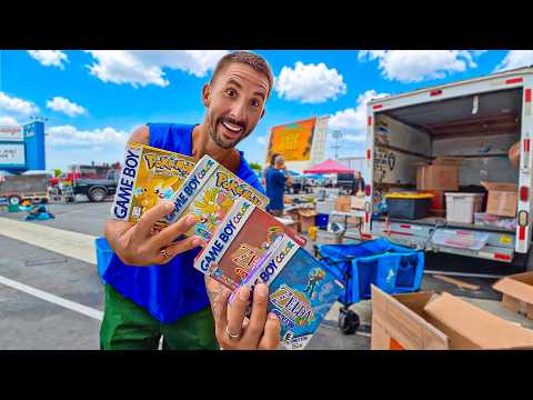I Found SEALED POKÉMON at the SWAP MEET!