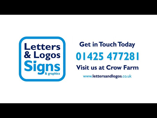 Letters and Logos Signs Promo Video