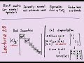 Lecture 20 wrap up