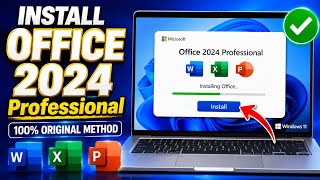 How to Install Microsoft Office 2024 | 100% Original Method Step by Step 2026