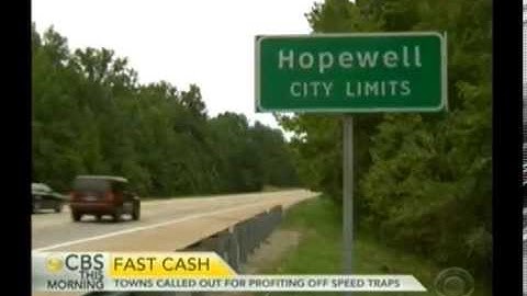 Million Dollar Speed Trap in Hopewell, Va and other places