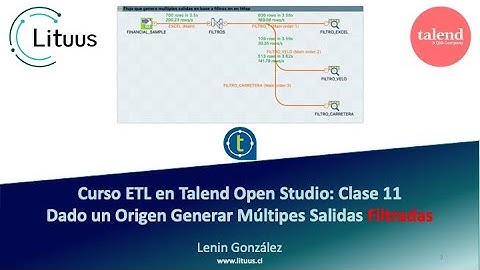 Cómo Generar Múltiples Salidas con Talend Open Studio