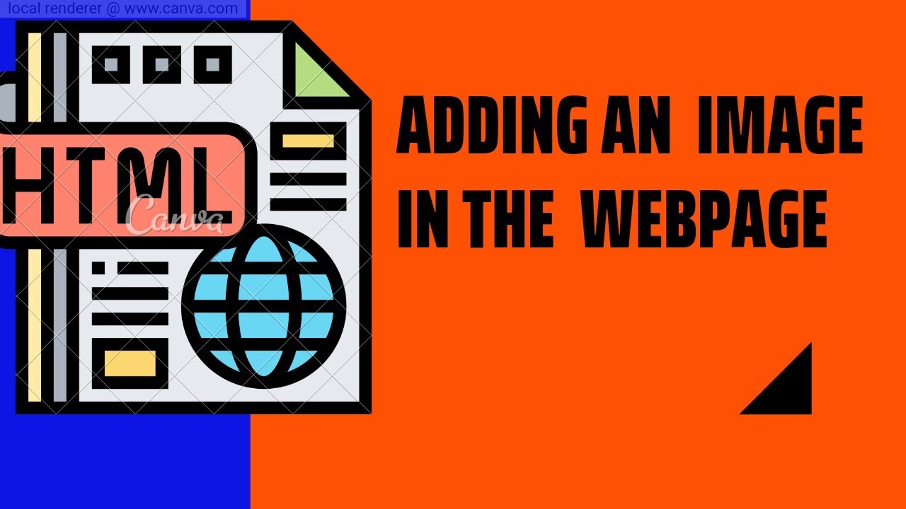 Adding an image in HTML webpage - YouTube
