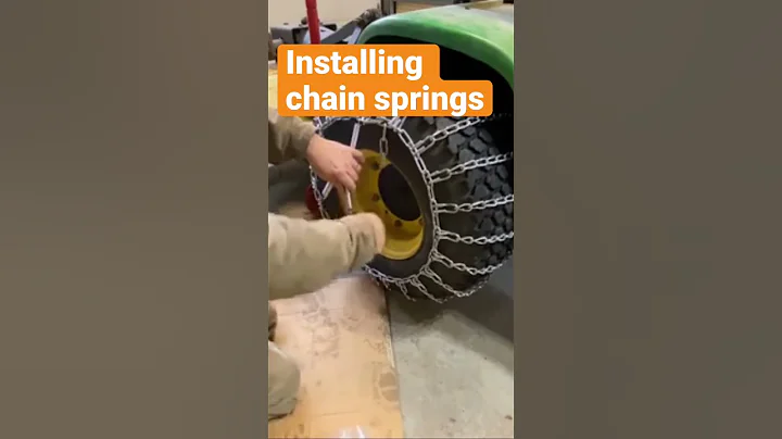 How to install tired chain tension springs tips an...