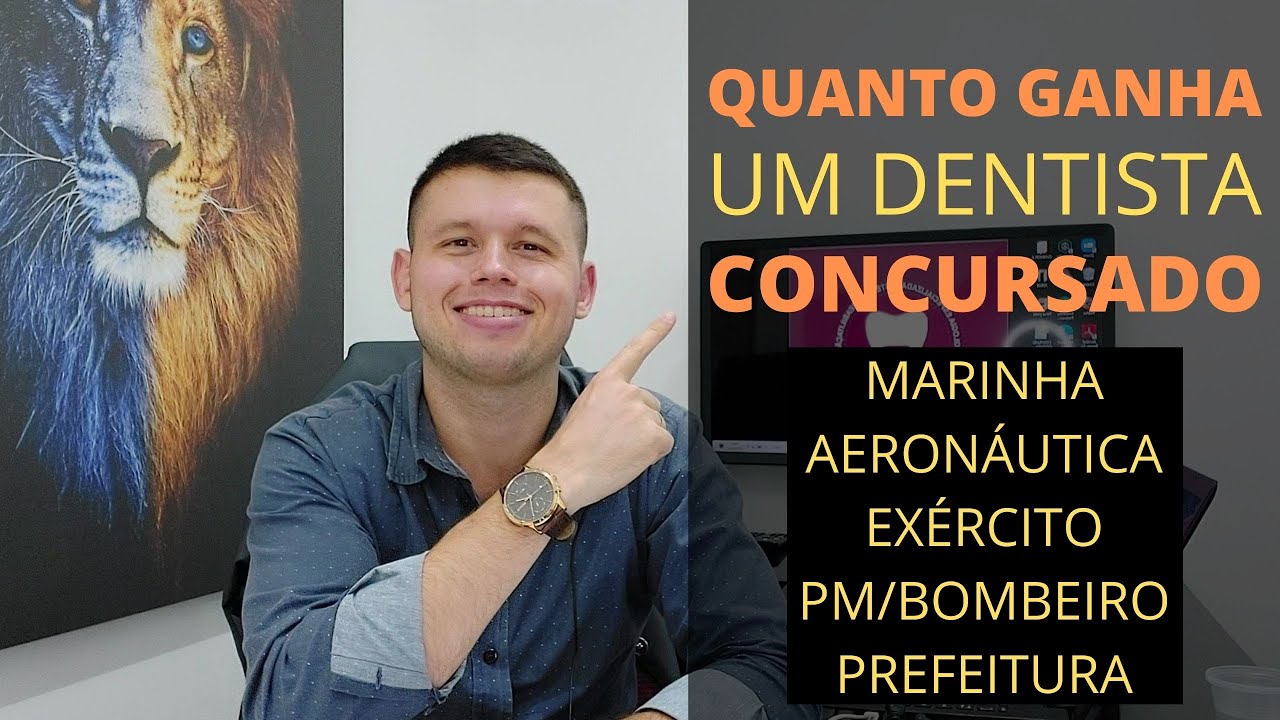 QUANTO GANHA UM DENTISTA CONCURSADO | MARINHA, EXÉRCITO AERONÁUTICA ...