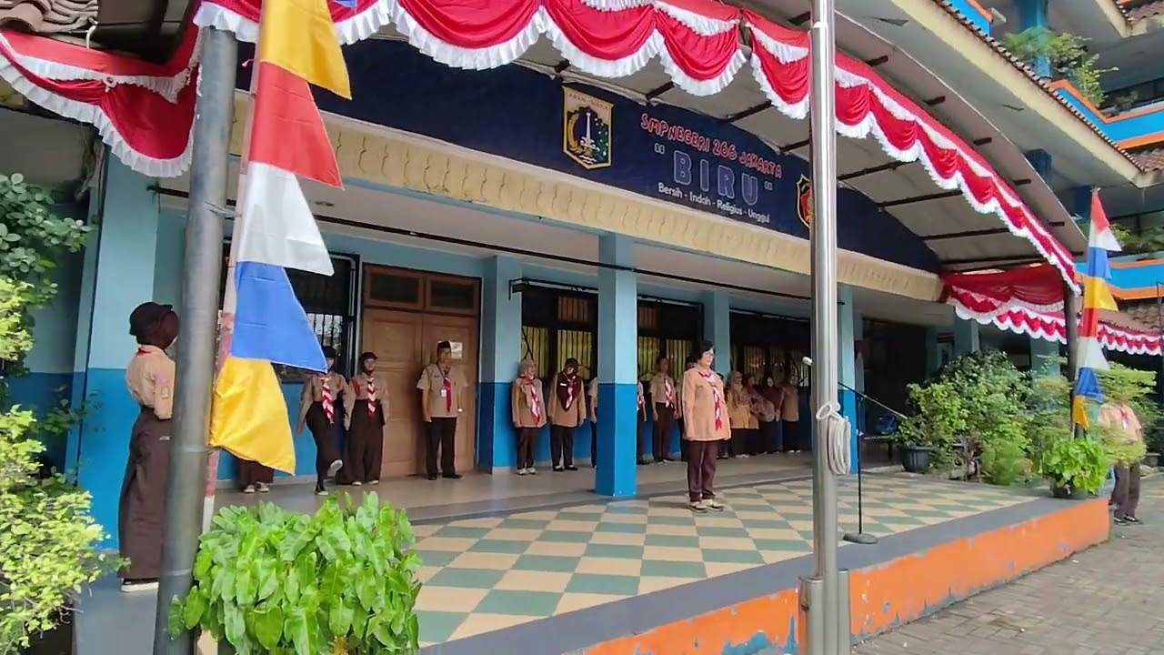 UPACARA HARI PRAMUKA KE-64  TAHUN 2025 - SMPN 266 JAKARTA