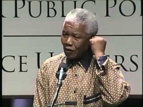 ⁣Nelson Mandela: Speech to Baker Institute [26 Oct 1999]
