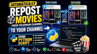🎬 Telegram Movie Auto Reposter