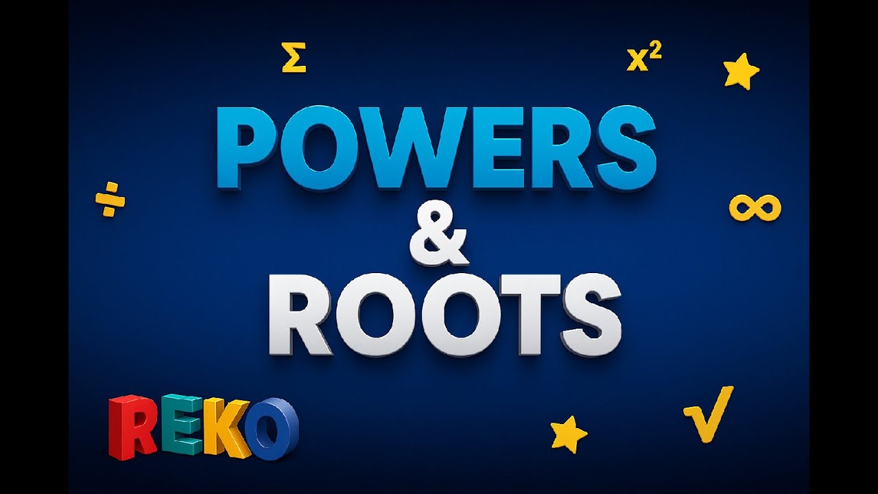 gcse maths powers and roots tutorial - YouTube