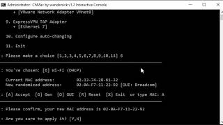 ChMac – Windows Command to Change MAC Addresses of Network Adapters screenshot 5