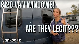 Installing Windows in a Van Conversion | What is the Best Budget Van WIndow?