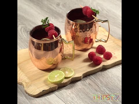 Easy Way to Make Raspberry Moscow Mule