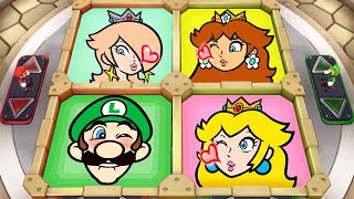 Super Mario Party Minigames - Luigi Vs Peach Vs Daisy Vs Rosalina (Master Difficulty)