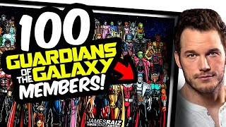 Drawing 100 GUARDIANS of the GALAXY Members in 1000 MINUTES? CRAZY TIME CHALLENGE!