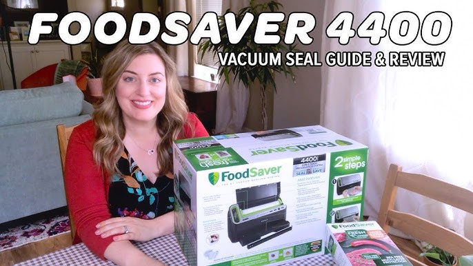 Foodsaver V4400 2-in-1 Vacuum Sealer Machine with Automatic Bag Detection  and Starter Kit, Safety Certified