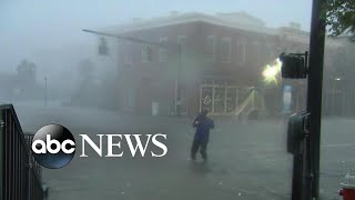 Streets flood in Pensacola as Hurricane Sally crawls through the Gulf