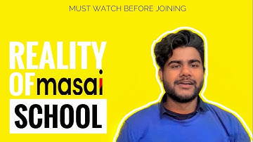 Reality of Masai school | pay after placement | Masai school