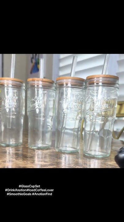 Glass 16 Ounces (approximately 453.6 Grams), 1 Glass With Lid And