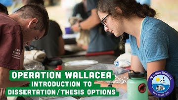 Introduction to Dissertation/Thesis Options