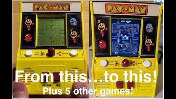 PacMan Handheld Conversion to ESP32!