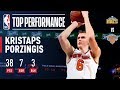 Kristaps Porzingis ELECTRIFIES The Garden Crowd With a Career High 38 Points vs. The Denver Nuggets