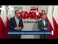 Spotkanie premiera mateusza morawieckiego z przedstawicielami nszz solidarno  tv republika