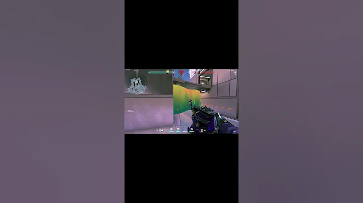 1v2 in valorant #shorts