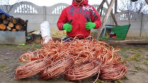 How to Remove Insulation from Wires. Dissolving Copper Wires in Acid.