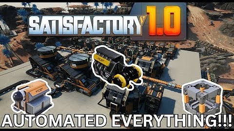 I Automated EVERYTHING In Tier 8 In Satisfactory 1.0