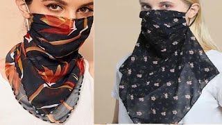 حصريا طريقة تفصيل وخياطة اخر ماسك رائج في الاسواق العالمية //Beautiful Face  Mask//ماسك برقع