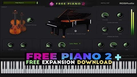 #RDGAudio FREE PIANO 2 Teaser Overview FREE AU VST3 Download