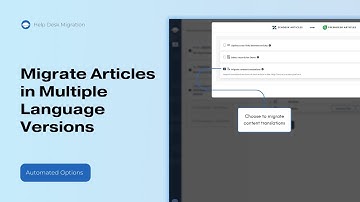 Migrate Articles in Multiple Language Versions | Automated Options Explained