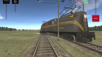 GG1 DRIFT in train and railyard simulator