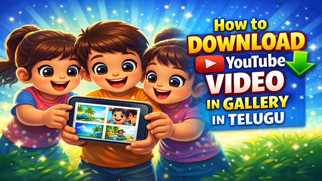 how to download youtube video in gallery | YouTube Video ని Direct గా Gallery కి Download చేసుకోండి!