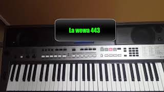 Video thumbnail of "Wewa en yamaha 443"