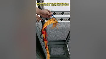 Network cable combs/straighteners, make the data center cabling more organized.