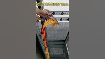 Network cable combs/straighteners, make the data center cabling more organized.