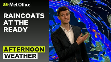 07/12/2025 - Regen trekt naar het noordoosten - Middagweerbericht VK – Met Office Weather