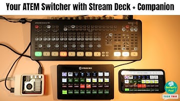 Control Your ATEM Switcher with Stream Deck + Companion   Full Setup with Free Profile & Mobile Tip!