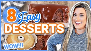 8 INCREDIBLE Desserts! | Easy to Make Recipes!! by CookCleanAndRepeat 13,485 views 3 months ago 24 minutes