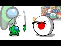 Mini Crewmate Kills Countryballs - Part 6 | Among Us