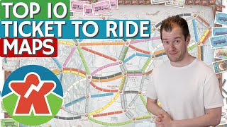 Top 10 Ticket To Ride Maps  The Broken Meeple