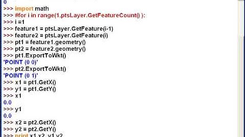 Week6:  5) Python Scripting To Distance Between Locations.