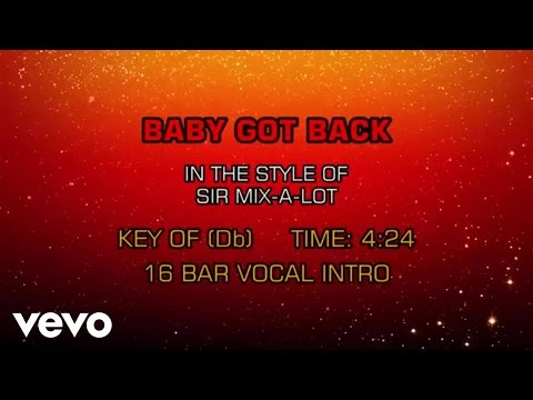 Sir Mix-A-Lot - Baby Got Back (Karaoke)