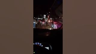 Story' wa ig nyetir mobil malam hari di pantai pangandaran