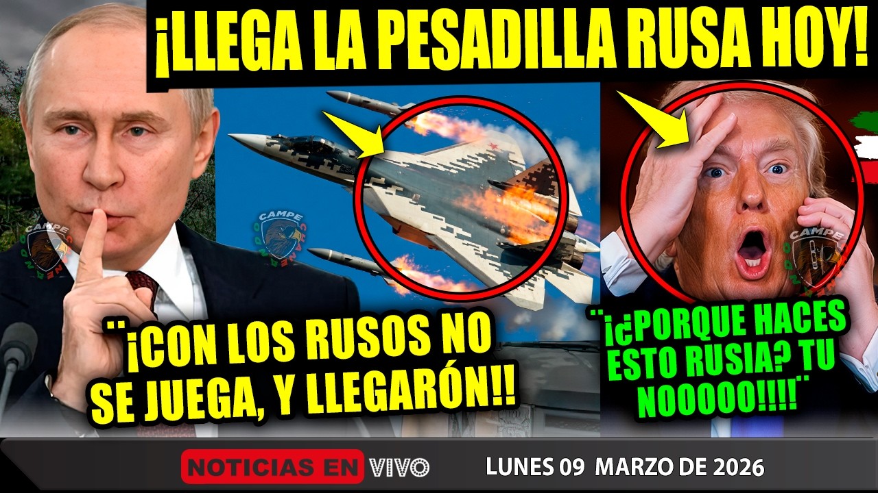 SE ACABÓ! IRAN ¡TIRA LA MÁS PODEROSA! RUSOS APOYAN ¡TRUMP ENTRÓ EN LA PESADILLA FINAL!