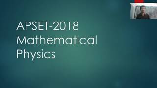 #APSET- MATHEMATICAL PHYSICS: 2018 PQS