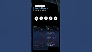 Hover Social Icons Pure CSS...! | #codewith_muhilan #css #coding